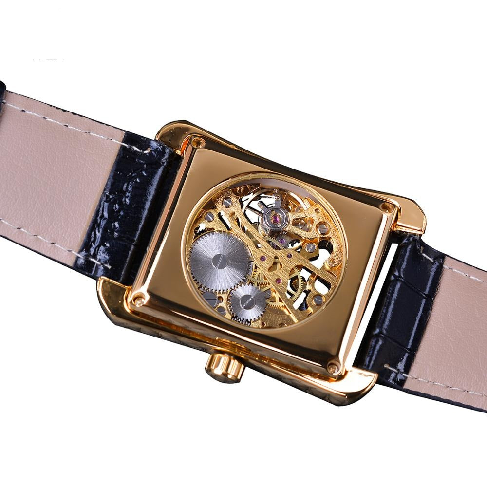 Golden Pattern Luxury Watch Men