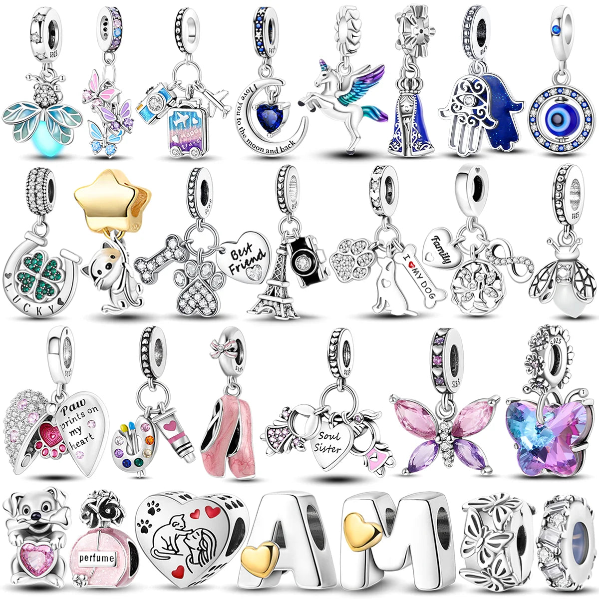2025  Charms Bead 925 Sterling Silver