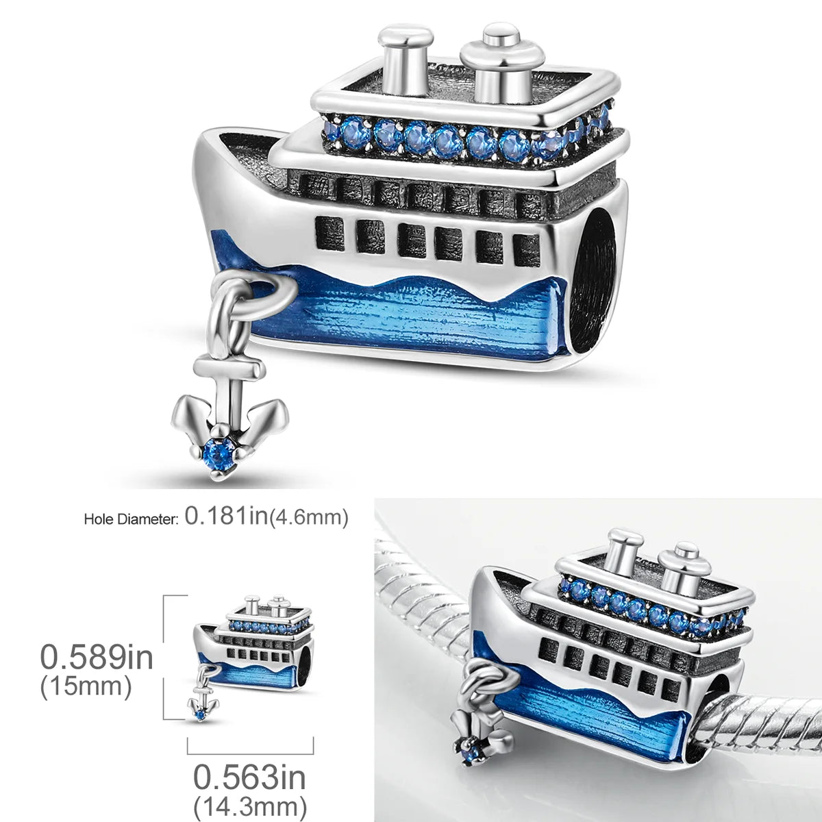 2025  Charms Bead 925 Sterling Silver