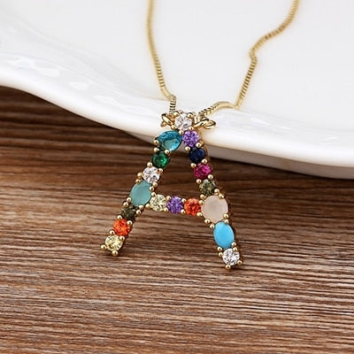 Letter Necklace colorfully