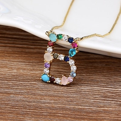 Letter Necklace colorfully