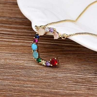 Letter Necklace colorfully