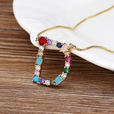 Letter Necklace colorfully