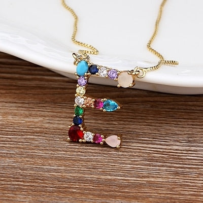 Letter Necklace colorfully