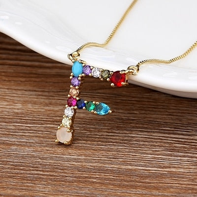 Letter Necklace colorfully