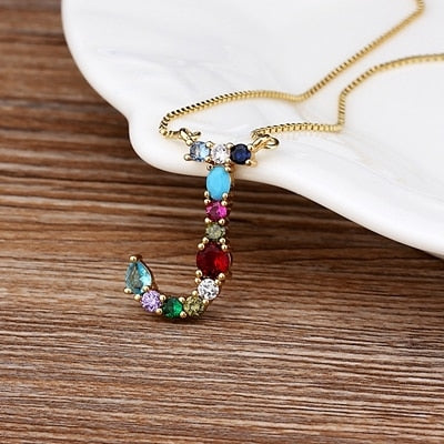 Letter Necklace colorfully