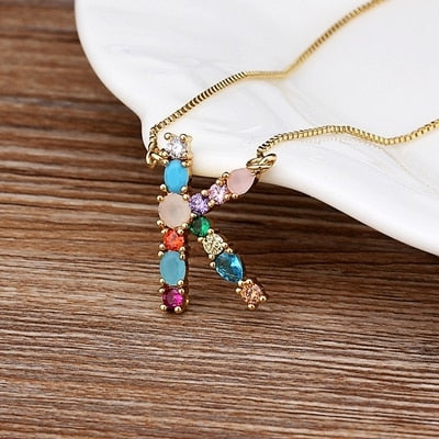 Letter Necklace colorfully