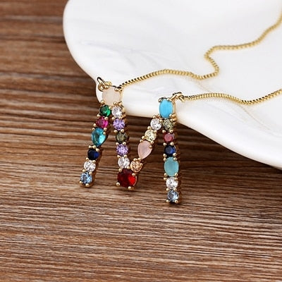 Letter Necklace colorfully