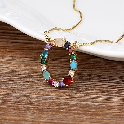 Letter Necklace colorfully