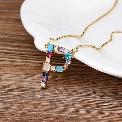 Letter Necklace colorfully