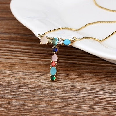 Letter Necklace colorfully