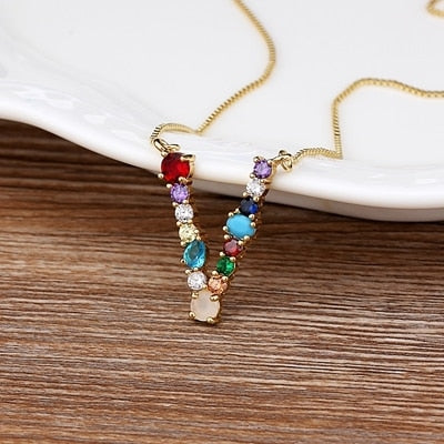 Letter Necklace colorfully