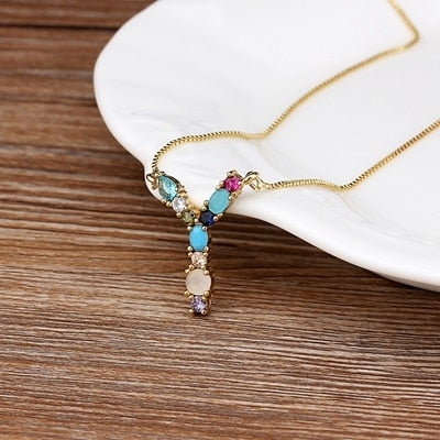 Letter Necklace colorfully