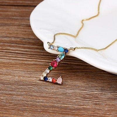 Letter Necklace colorfully