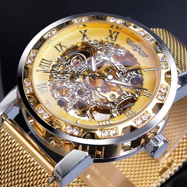 Soufli Golden Watches Men