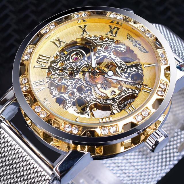 Soufli Golden Watches Men