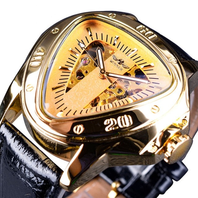 Triangle Golden Luxury Watches Men