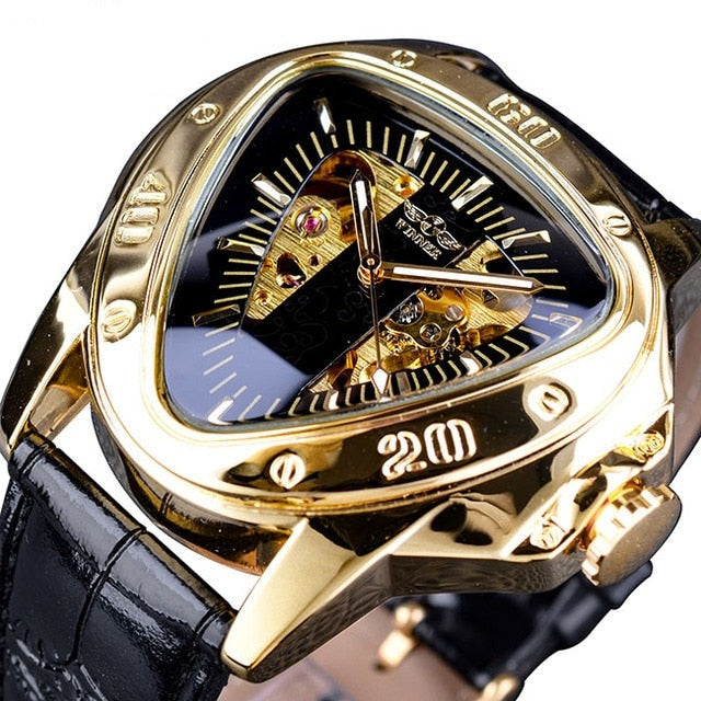 Triangle Golden Luxury Watches Men