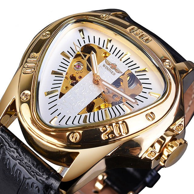 Triangle Golden Luxury Watches Men