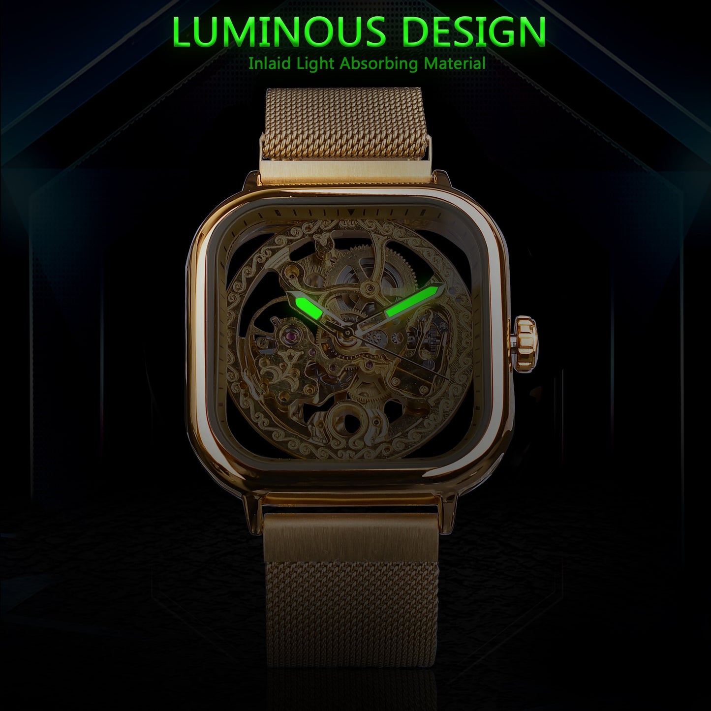 Golden Fashion Man Watch