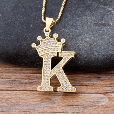 Luxury  Alphabet Pendant