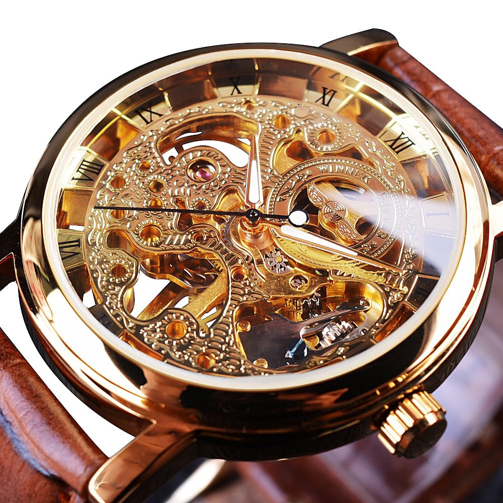 Soufli Golden  Luxury  Mens Watches