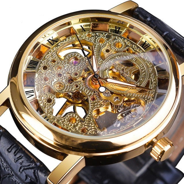 Soufli Golden  Luxury  Mens Watches