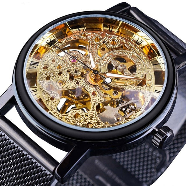 Soufli Golden  Luxury  Mens Watches