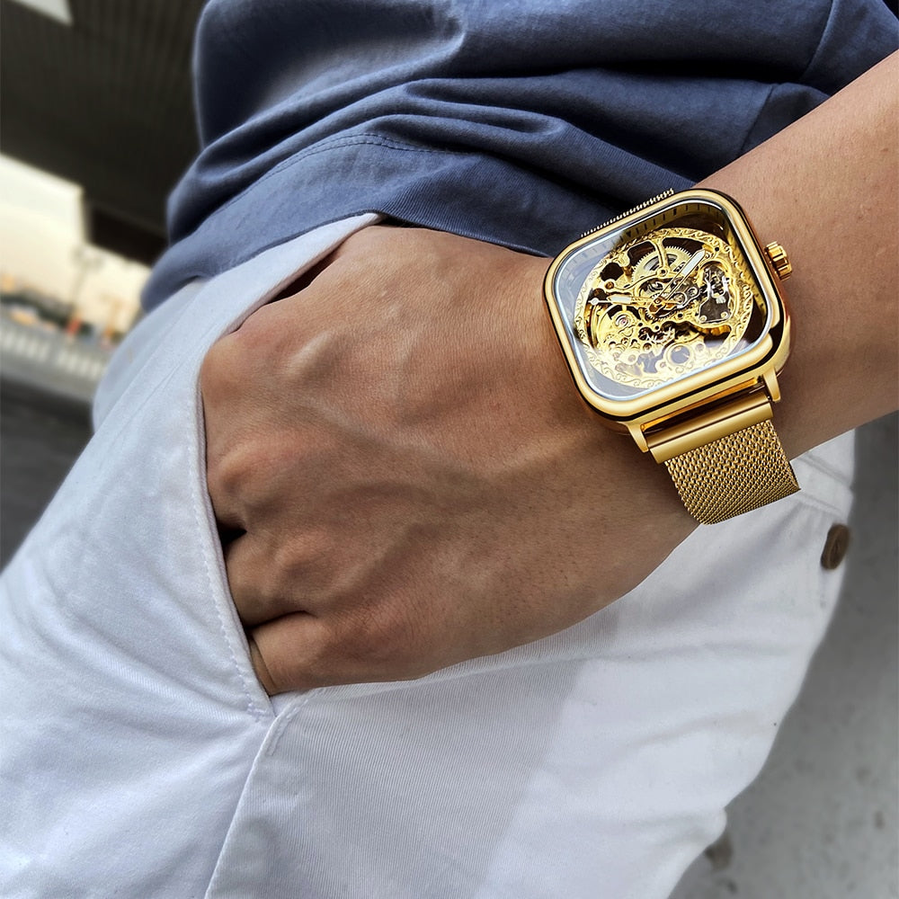 Golden Fashion Man Watch