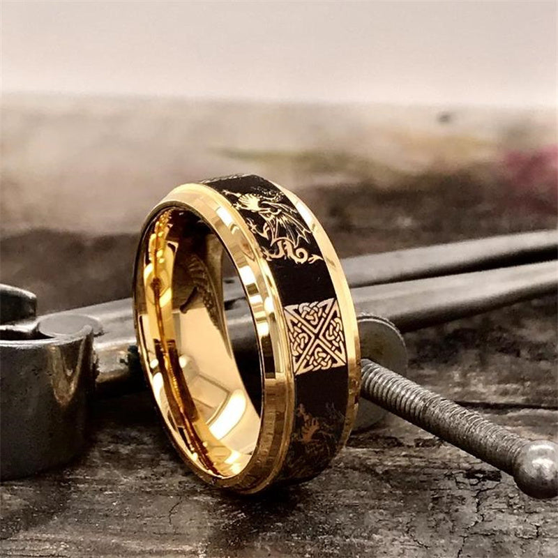 Unique Gold Dragon Rings